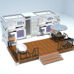 Chambre spatiale container 20 pieds (1)