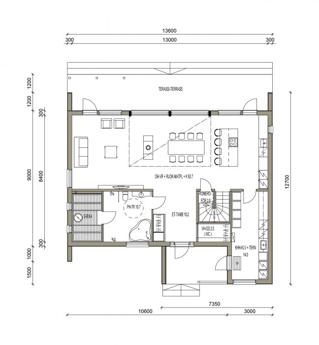 maison sips cubique plan 200 m² 02