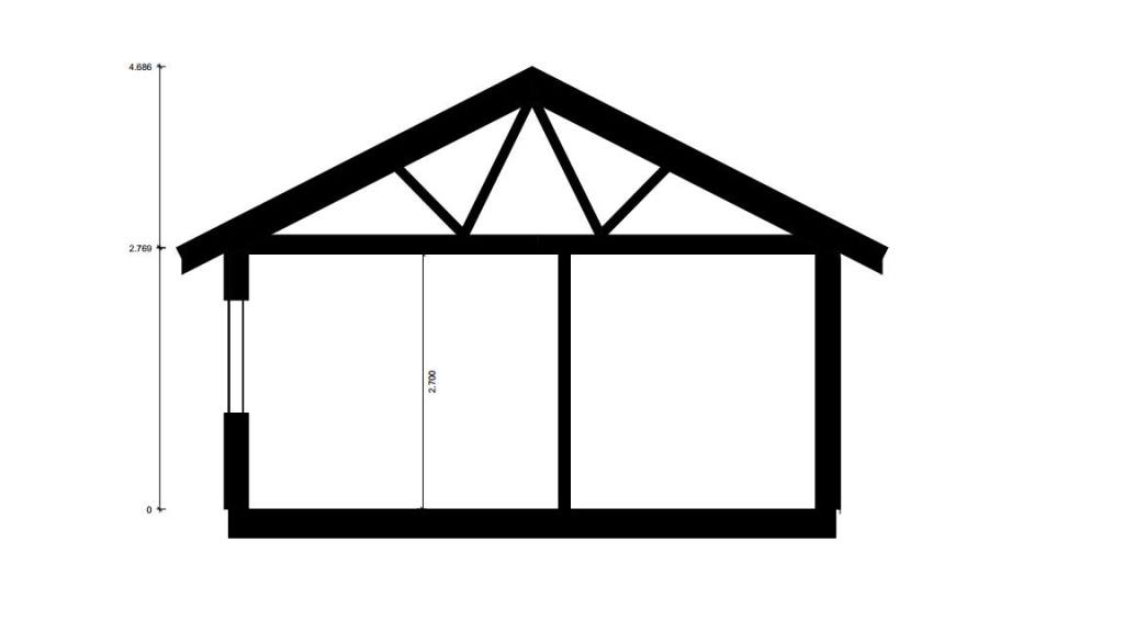 Structure chalet ossature bois 50 m² (2)