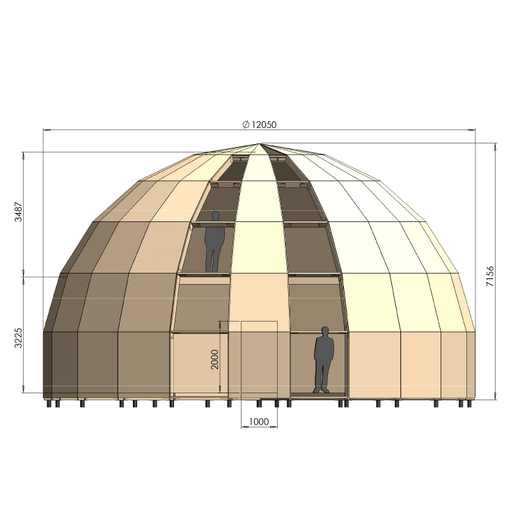 maison Dome 2 étage 180 m² 002