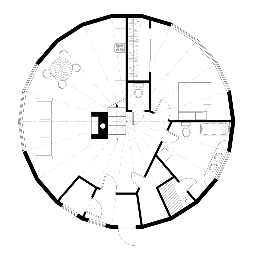 maison Dome 2 étage 180 m² 012